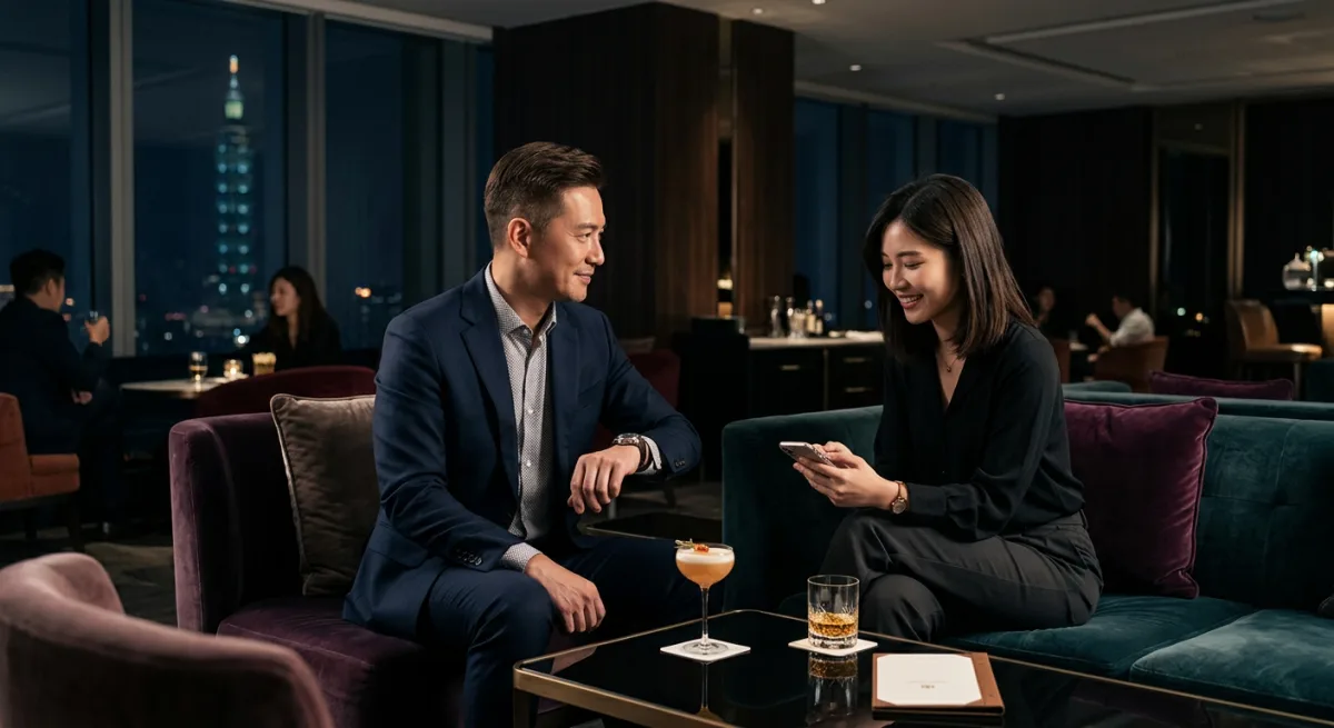 Sugar Baby 站內訊息回應情境示意圖